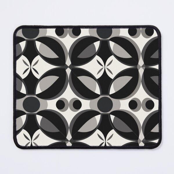 Item preview, Bold Black and White Florals à la Mary Quant designed and sold by TopArtsy.