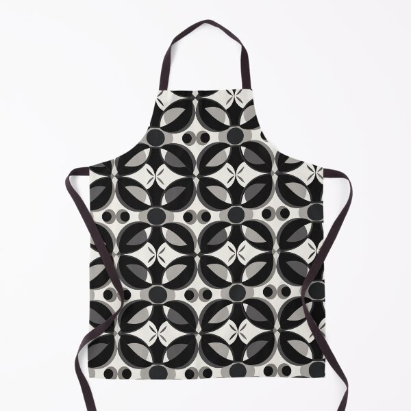 Item preview, Bold Black and White Florals à la Mary Quant designed and sold by TopArtsy.