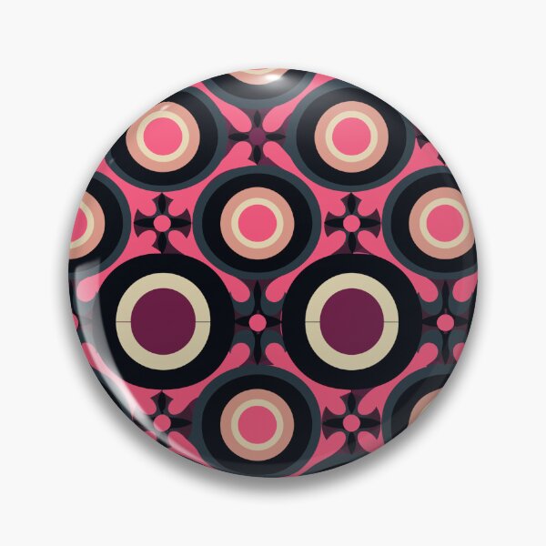 Item preview, Mary Quant-Inspired Large Colorful Circles designed and sold by TopArtsy.