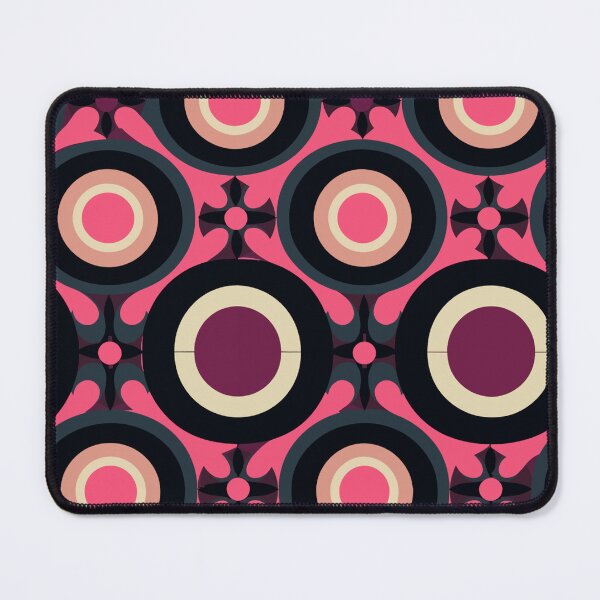 Item preview, Mary Quant-Inspired Large Colorful Circles designed and sold by TopArtsy.