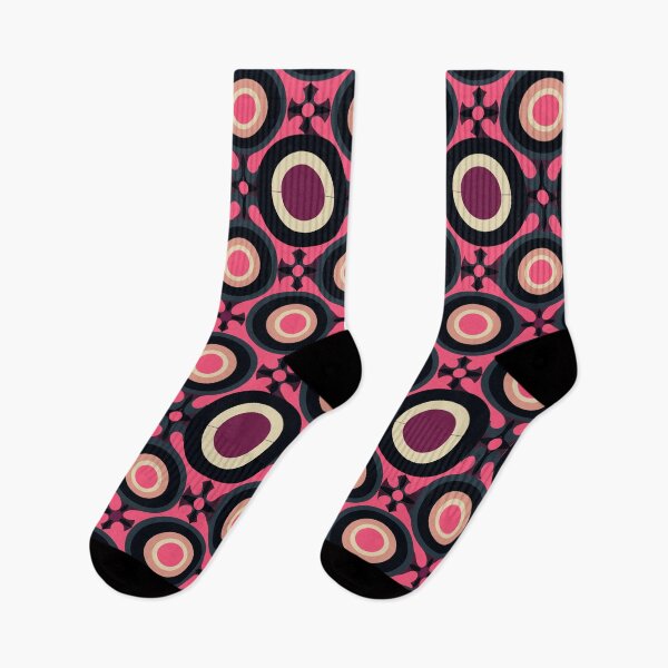 Item preview, Mary Quant-Inspired Large Colorful Circles designed and sold by TopArtsy.