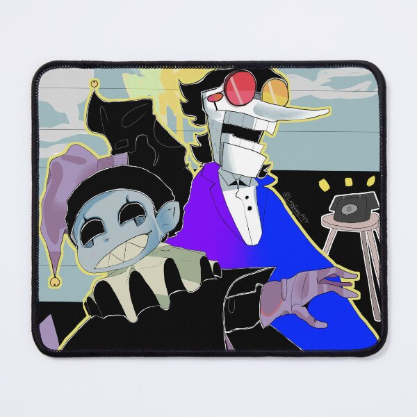 Item preview, Spamton and Jevil Deltarune Digital Drawing  designed and sold by LazyboxP.