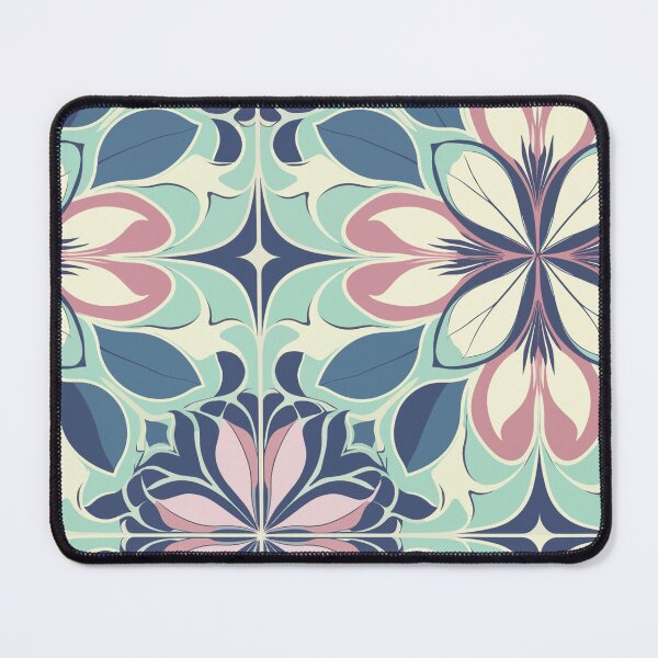 Item preview, Bold Centered Florals Inspired by Mary Quant designed and sold by TopArtsy.