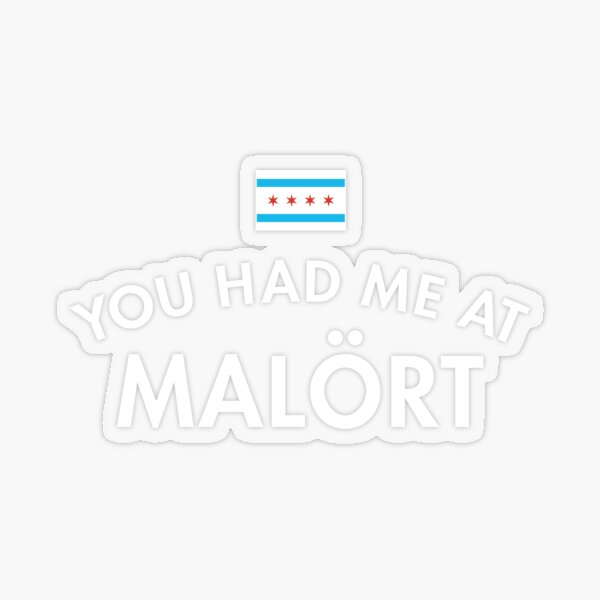 malort chicago Sticker for Sale by madwalb