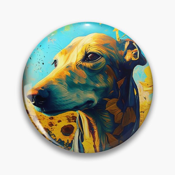 Item preview, Sloughi Sunflower Painting Adorable Dog designed and sold by rafaeltto.