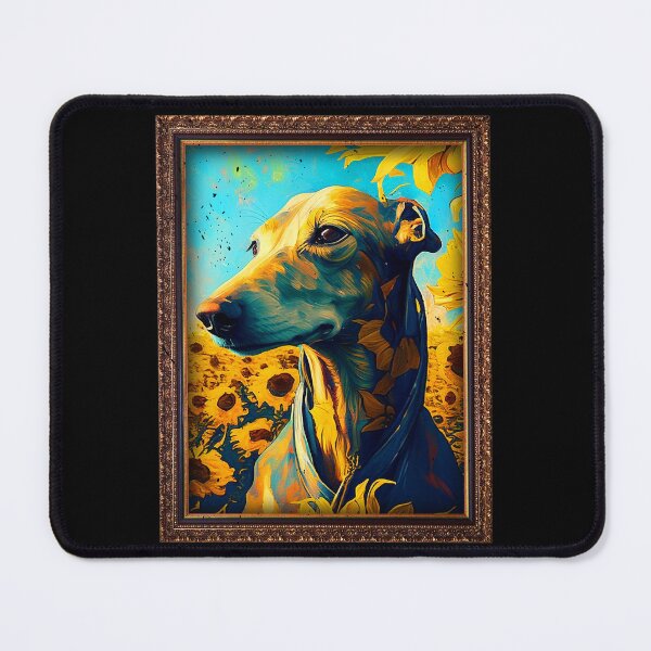 Item preview, Sloughi Sunflower Painting Adorable Dog designed and sold by rafaeltto.