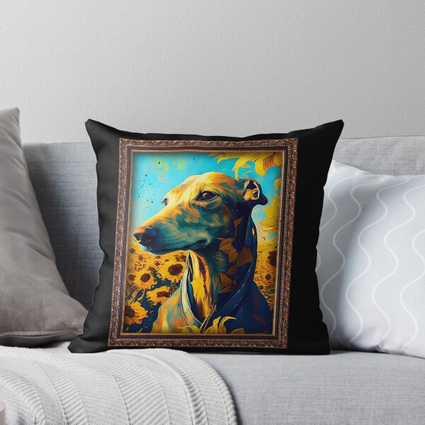 Item preview, Sloughi Sunflower Painting Adorable Dog designed and sold by rafaeltto.