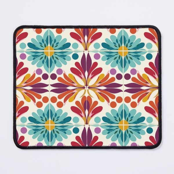 Item preview, Groovy Centered Floral Patterns à la Mary Quant designed and sold by TopArtsy.