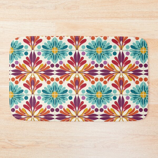 Item preview, Groovy Centered Floral Patterns à la Mary Quant designed and sold by TopArtsy.