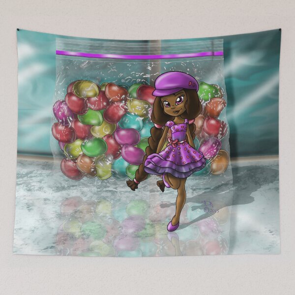 Item preview, African American Girl and Jellybeans designed and sold by treasured-gift.
