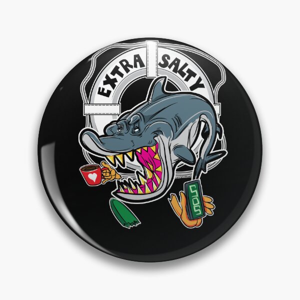 Item preview, Extra Salty Shark designed and sold by eShirtLabs.