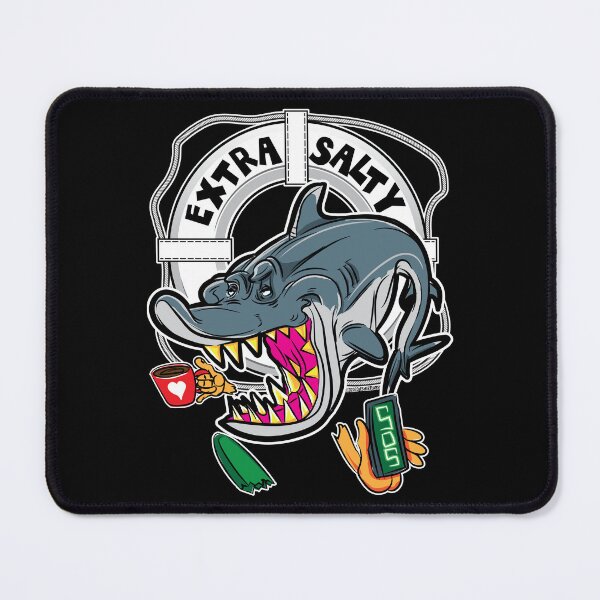 Item preview, Extra Salty Shark designed and sold by eShirtLabs.