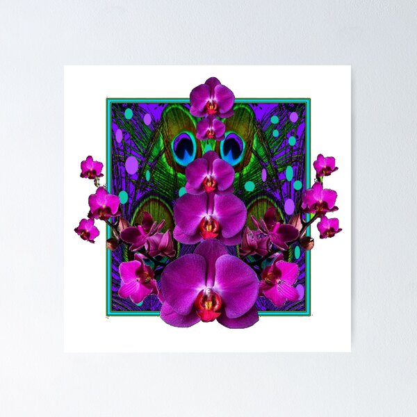 Blue Orchids Art Posters for Sale