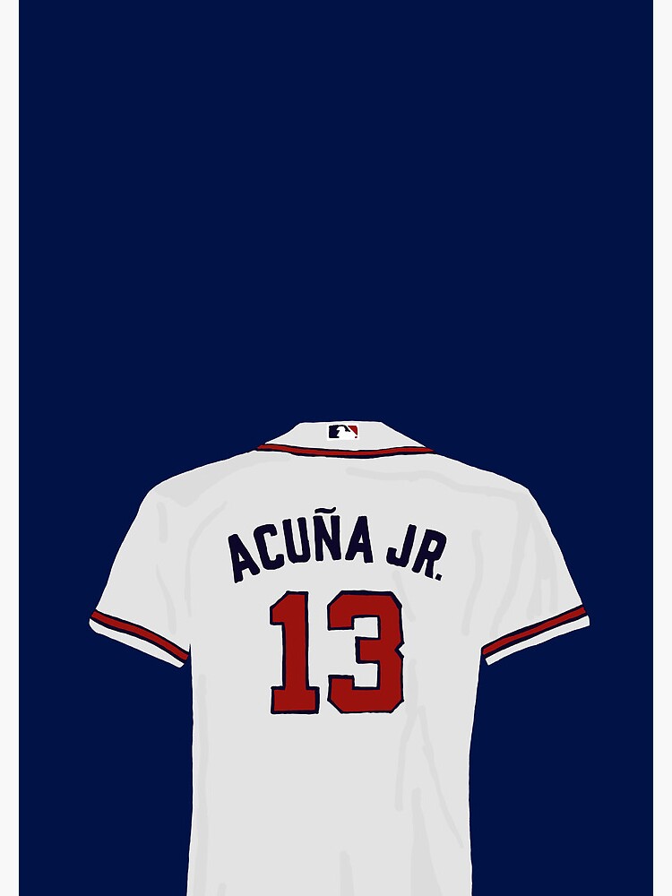 Ronald Acuña Jr. Jersey' Spiral Notebook for Sale by ecscraps