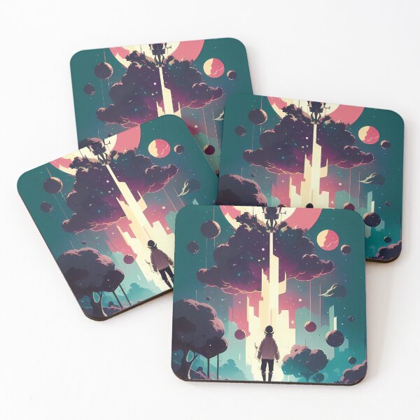 Item preview, A Night to Remember - Watching a Rocket Launch in a City Park designed and sold by GalihDA.
