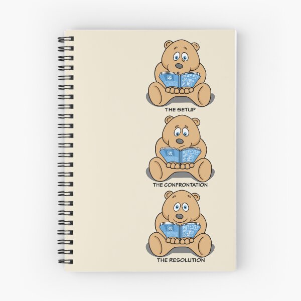 Item preview, Three Act Structure Bear designed and sold by SkippingBeats.