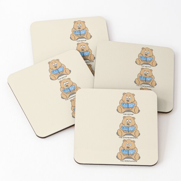Item preview, Three Act Structure Bear designed and sold by SkippingBeats.