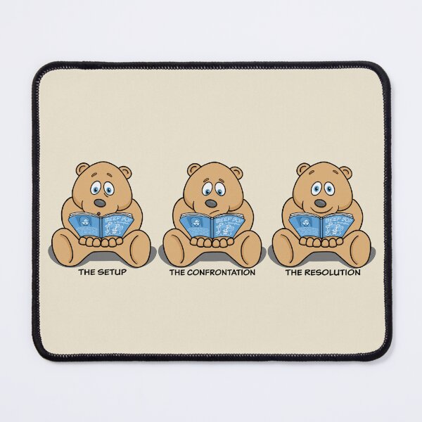 Item preview, Three Act Structure Bear designed and sold by SkippingBeats.