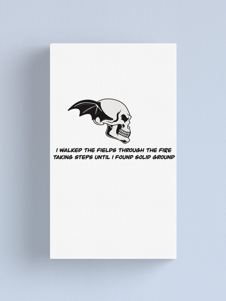 Avenged Sevenfold A Little Piece of Heaven Landscape Music Script Two  Hearts Song Lyric Print - Song Lyric Designs