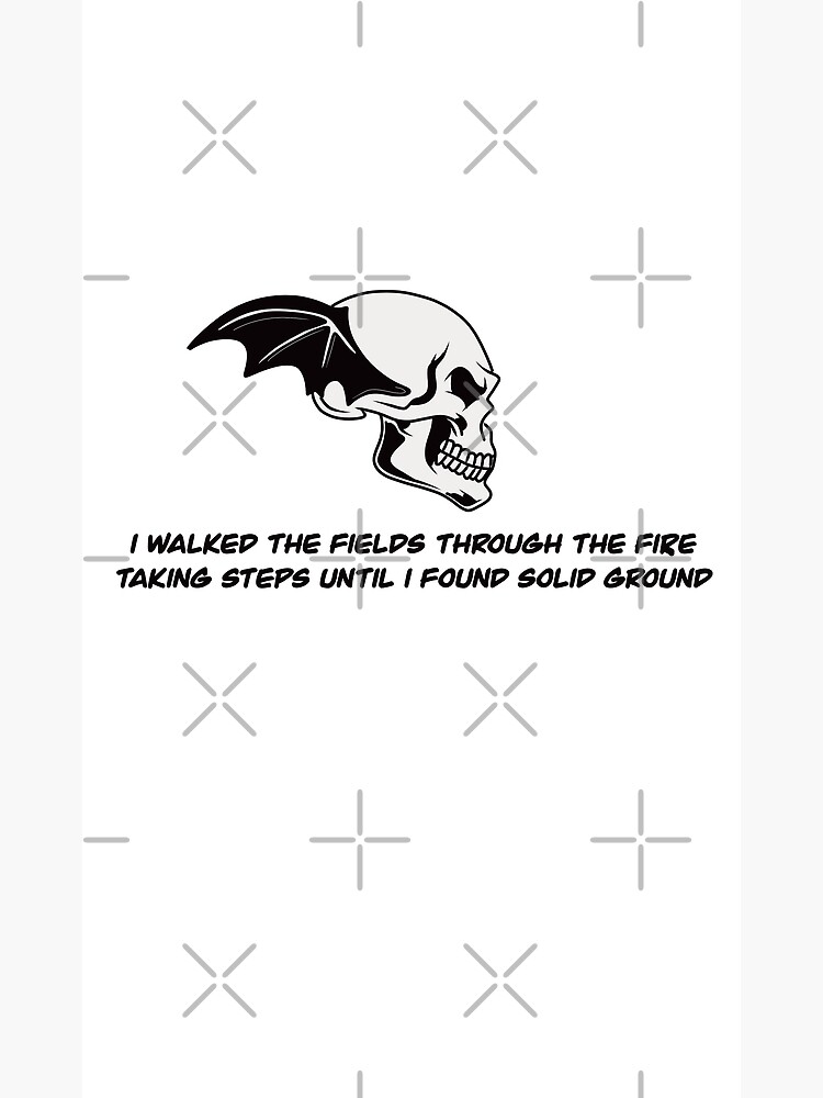 Avenged Sevenfold A Little Piece of Heaven Landscape Music Script Two  Hearts Song Lyric Print - Song Lyric Designs