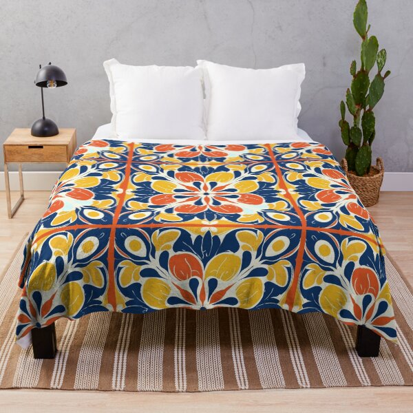 Item preview, Large Centered Florals in Mary Quant Style designed and sold by TopArtsy.
