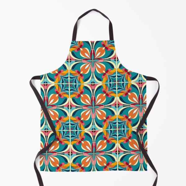 Item preview, Vibrant Mary Quant-Inspired Centered Blossoms designed and sold by TopArtsy.