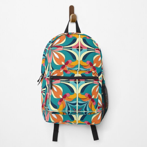 Item preview, Vibrant Mary Quant-Inspired Centered Blossoms designed and sold by TopArtsy.