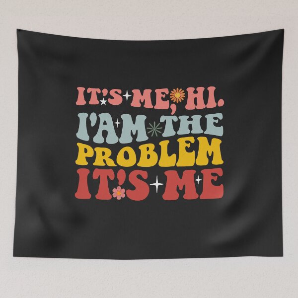 Item preview, Graphic Cute T Shirt It's Me Hi I'm The Problem It's Me Letter Print Tees Funny Casual Shirt Gift designed and sold by mryan78.