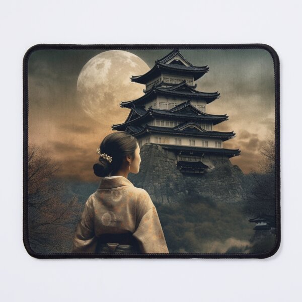 Item preview, Japanese Kimono Moon and Castle  designed and sold by StudioTokyo.