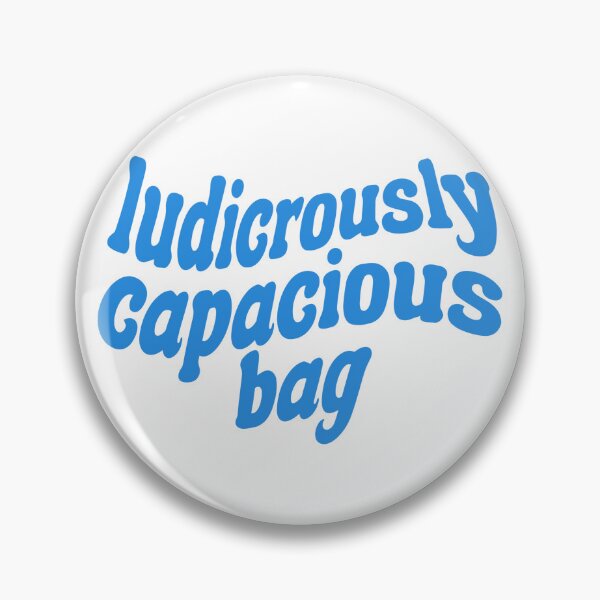 Item preview, Blue Ludicrously Capacious Bag - Succession Quote designed and sold by jekel1hr.