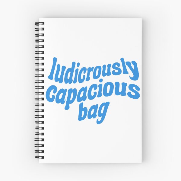 Item preview, Blue Ludicrously Capacious Bag - Succession Quote designed and sold by jekel1hr.
