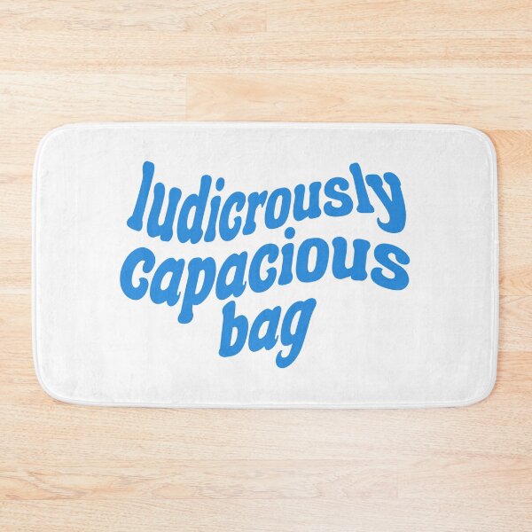 Item preview, Blue Ludicrously Capacious Bag - Succession Quote designed and sold by jekel1hr.
