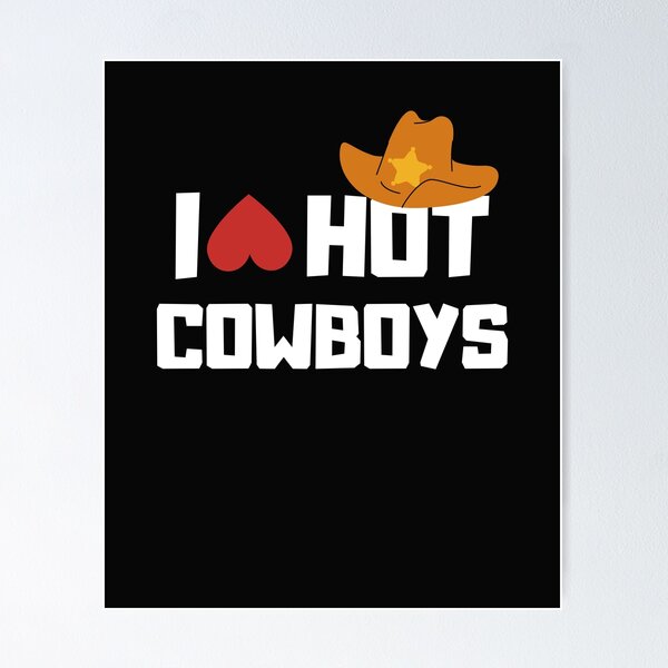 Item preview, Copy of I Love Hot Cowboys  designed and sold by Stickers  Designer.