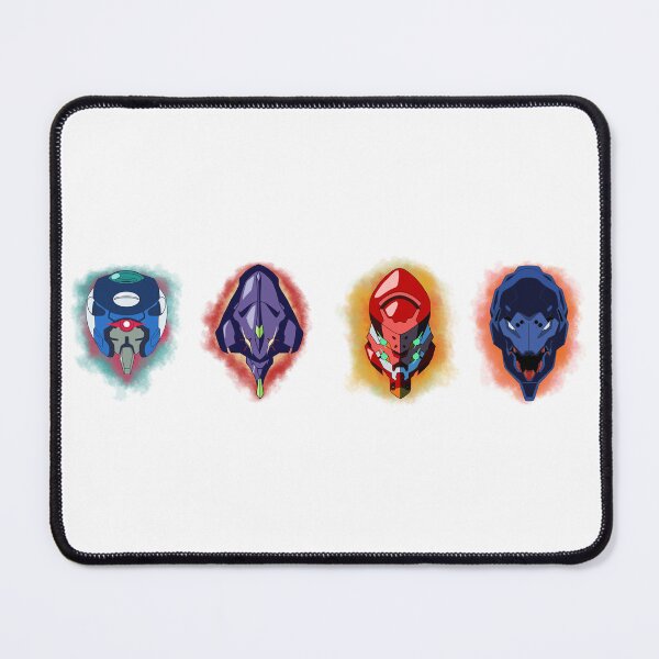 Item preview, All Eva Heads Painted ~ Units 00-03 ~ Neon Genesis Evangelion Design designed and sold by TimberW0lf Studios.
