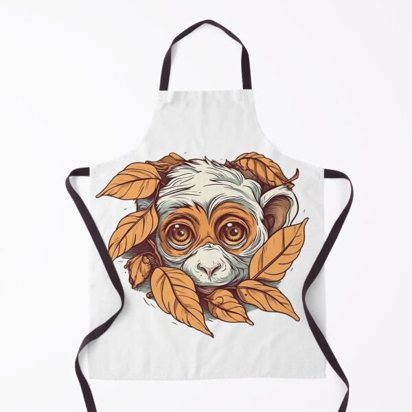 Item preview, Curious Monkey: Peeking Behind the Leaf designed and sold by Designs-By-Geli.