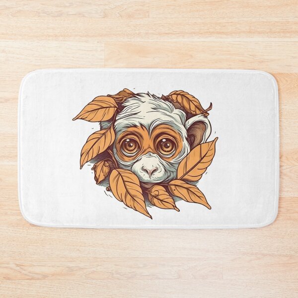 Item preview, Curious Monkey: Peeking Behind the Leaf designed and sold by Designs-By-Geli.