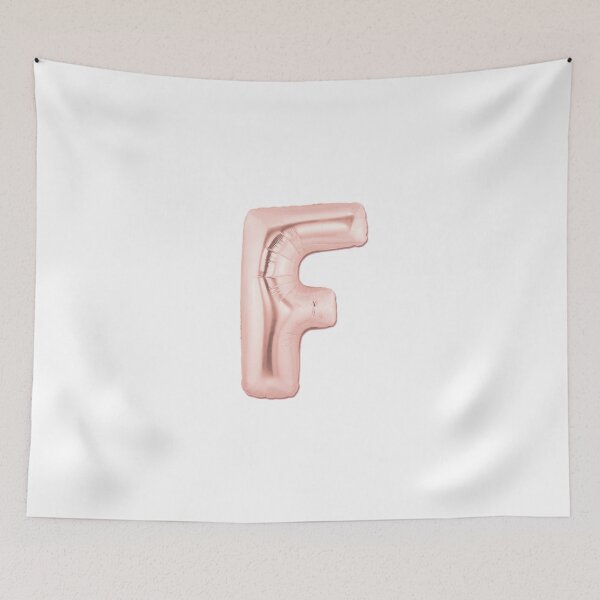 Item preview, Rose Gold F Balloon  designed and sold by greekgoddess.