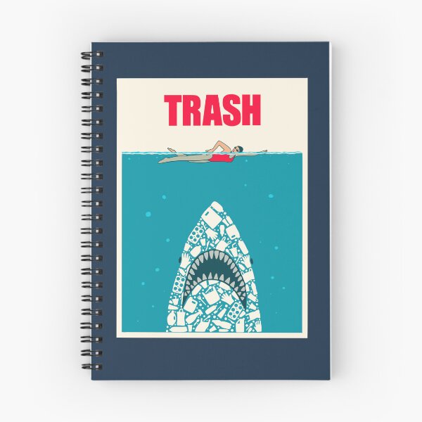 Item preview, Shark trash ocean designed and sold by coffeeman.