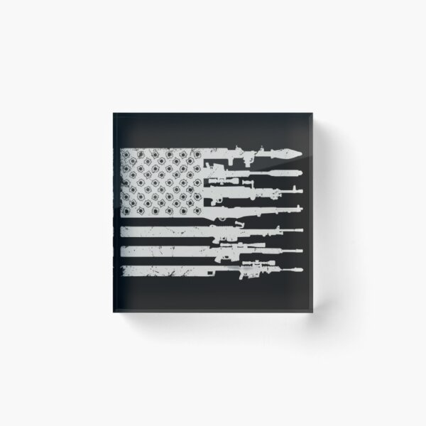 Item preview, US Gun Flag designed and sold by RENAGADE4LYF.