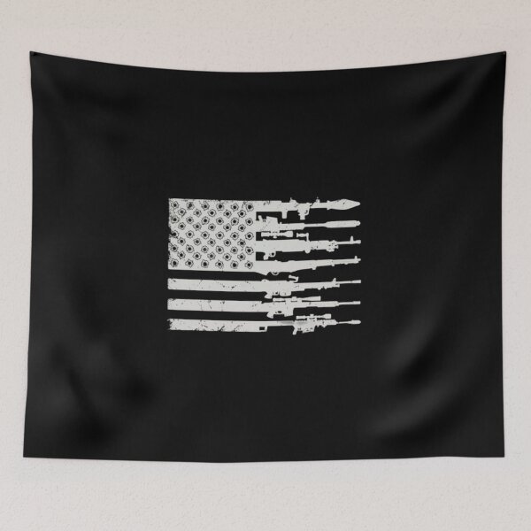 Item preview, US Gun Flag designed and sold by RENAGADE4LYF.