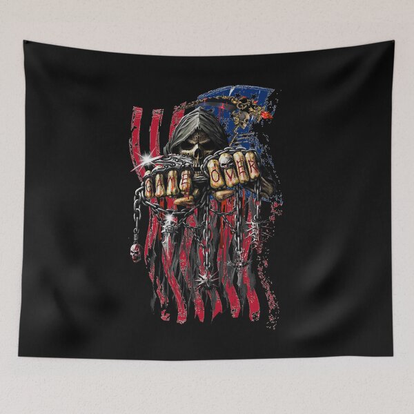 Item preview, Ultra Maga Red White Blue Skull designed and sold by Gothic Fantasy.