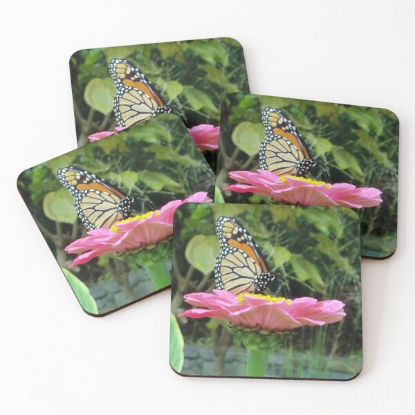 Item preview, Monarch Butterfly Perched on a Zinnia designed and sold by Betty Mackey.