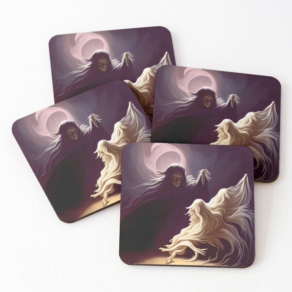 Item preview, Dancing Ghosts Ghostly Pair designed and sold by WitchyWare.