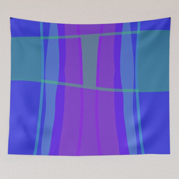 Artikelvorschau, Abstrakter Stil, grün, violett und blau entworfen und verkauft von azet-art.