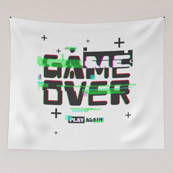Item preview, game over designed and sold by BellourouShop.
