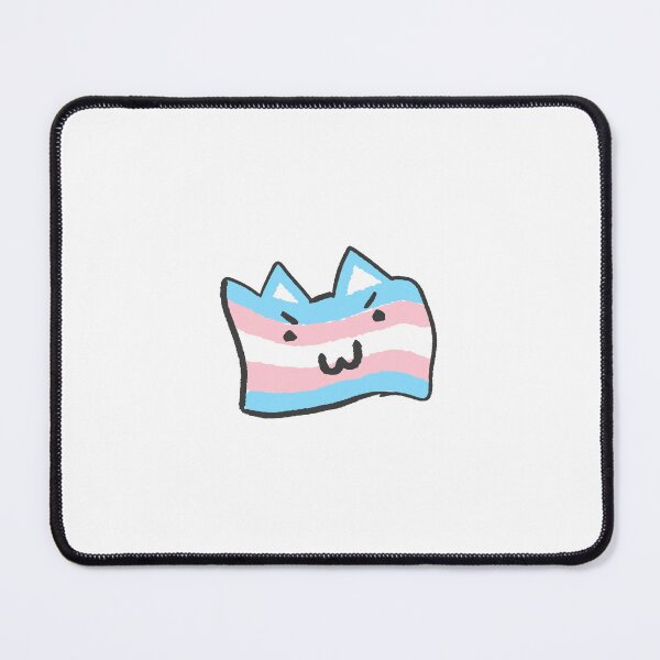Item preview, trans flag but a kitty!!! designed and sold by TheFreshness.