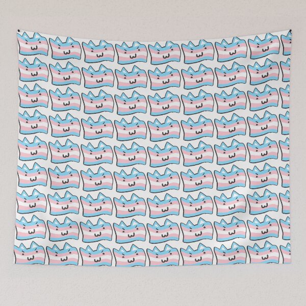 Item preview, trans flag but a kitty!!! designed and sold by TheFreshness.