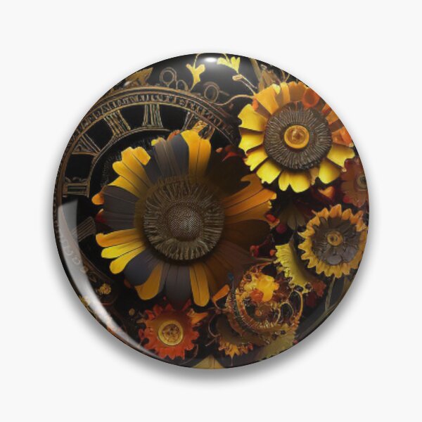 Artikelvorschau, Uhren von Gothic Flowers von Brandon Cable entworfen und verkauft von BrandonArtWorld.