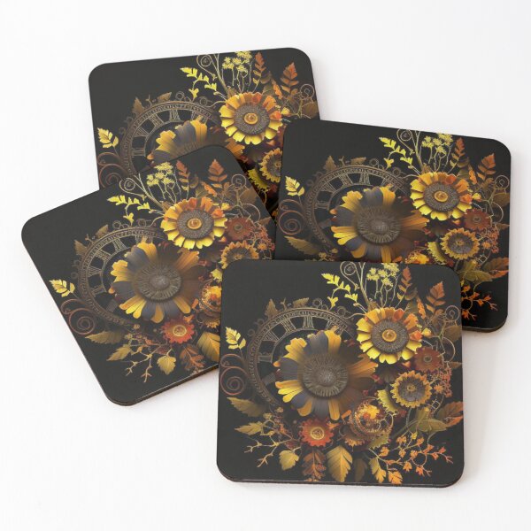 Item preview, Relojes de flores góticas de Brandon Cable designed and sold by BrandonArtWorld.