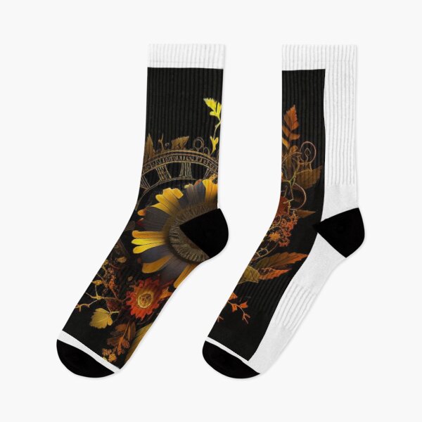 Artikelvorschau, Uhren von Gothic Flowers von Brandon Cable entworfen und verkauft von BrandonArtWorld.
